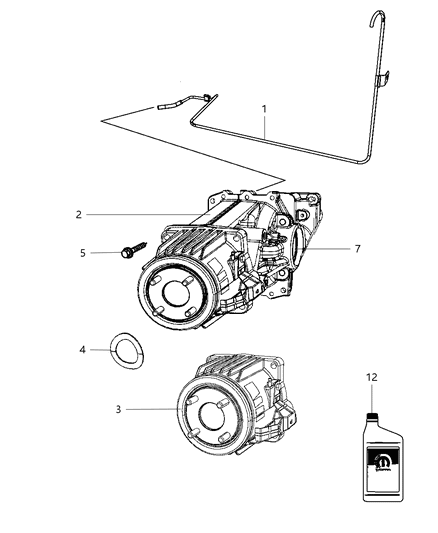 2019 Ram 2500 Vent Assembly Rear Differential Diagram for 5273394AC