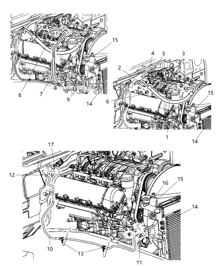 2014 Jeep Wrangler Line A/C Discharge Diagram for 55037889AB