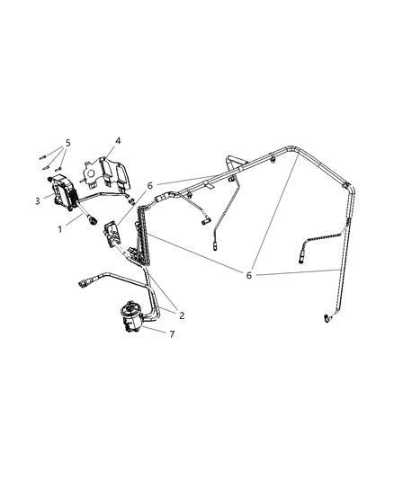 Harness Proportional Purge Solenoid Diagram for 5273420AB