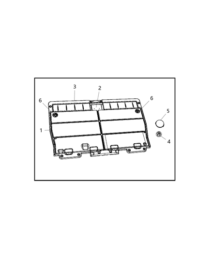 1992 Jeep Cherokee Frame Load Floor Diagram for 1MF06HL5AA