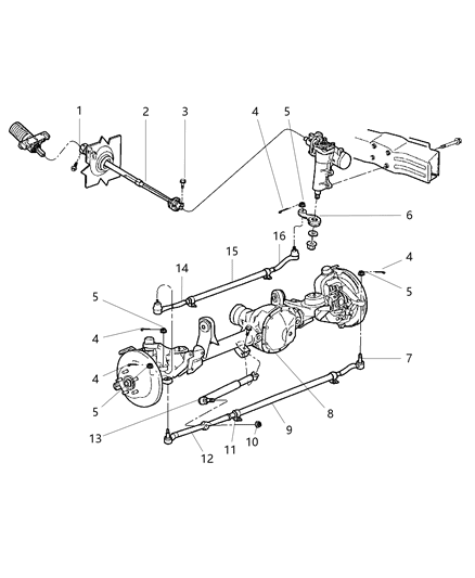Socket Tie Rod, Outer Diagram for 2AMTR510AA
