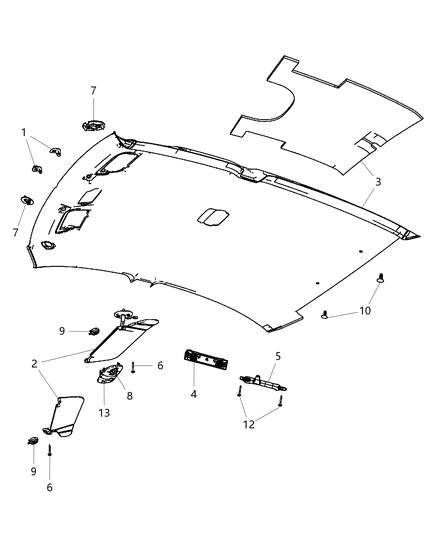 Lamp Reading Diagram for 1FA92DX9AB