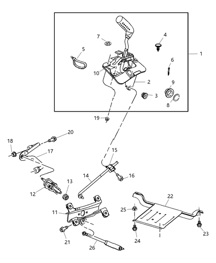 Bolt Hexagon Head M6X1.00X20.00 Diagram for 6503811