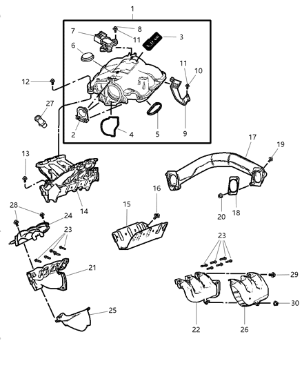 Screw And Washer Hexagon Head [M10 X 1.50 X 43.00] Diagram for 6508150AA