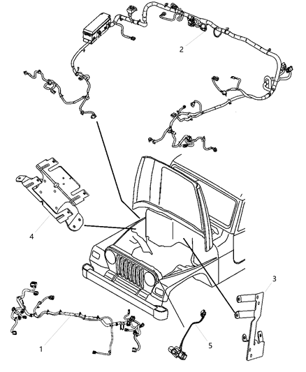 Wiring Dash Diagram for 68042607AA