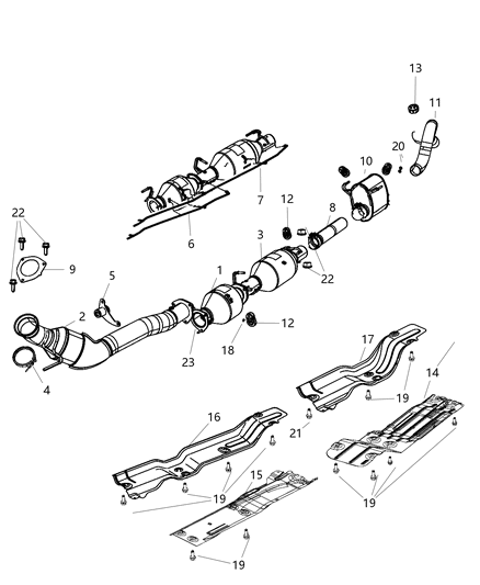 Shield Heat Diagram for 55276243AD
