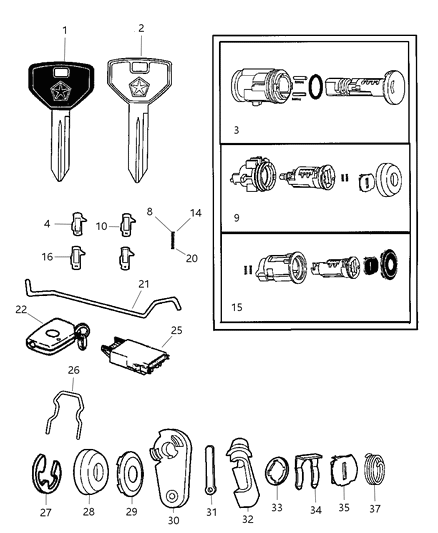 Transmitter Diagram for 5014736AA