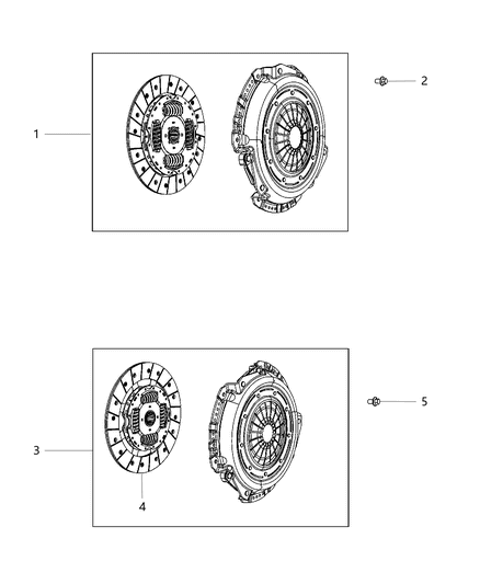 Pressure Plate Diagram for 5106124AD