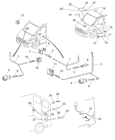 2015 Ram ProMaster 3500 Terminal Female Diagram for 5103871AA