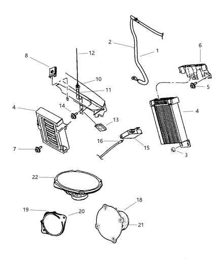 Strap Ground Diagram for 4760832AE