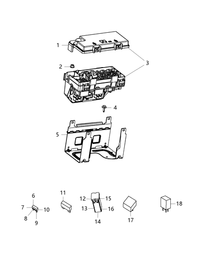 Module Totally Integrated Power Diagram for 68163903AB
