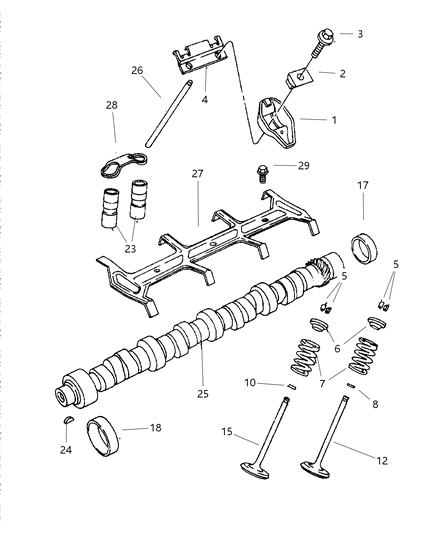 2022 Ram 3500 Bolt Hexagon Flange Head .312-18X1.72 Diagram for 6036154AA