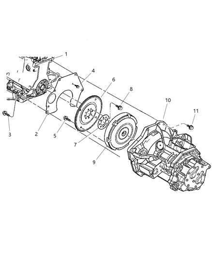 Pressure Plate Diagram for 5037672AB