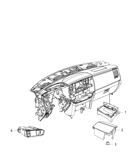 2014 Ram 3500 Module Trailer Tow Diagram for 68092732AE