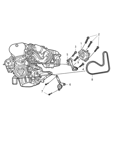 Generator Engine Diagram for 4606755AC