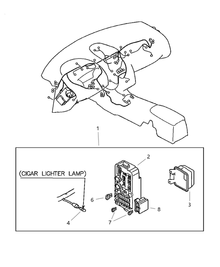Block Fuse Diagram for MR194927
