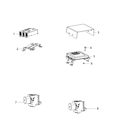 Module Trailer Tow Diagram for 68288760AB