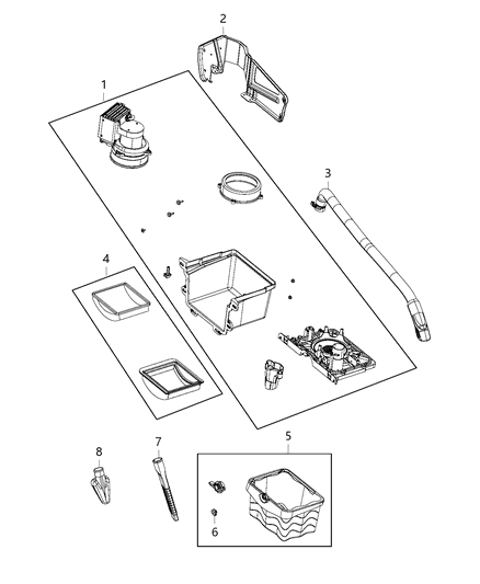 2011 Dodge Durango Bracket Mounting Diagram for 55057496AC