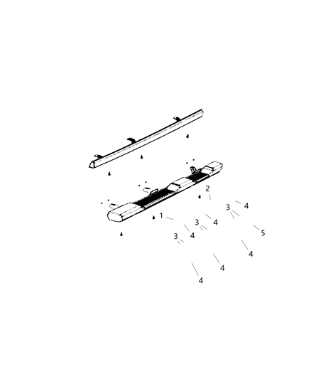 2022 Jeep Compass End Cap Sill Diagram for 68357613AD