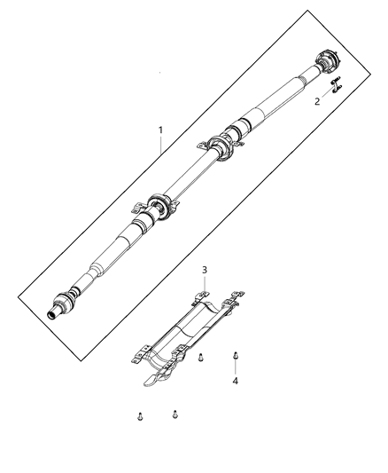 Shaft Drive Rear Diagram for 52123612AD