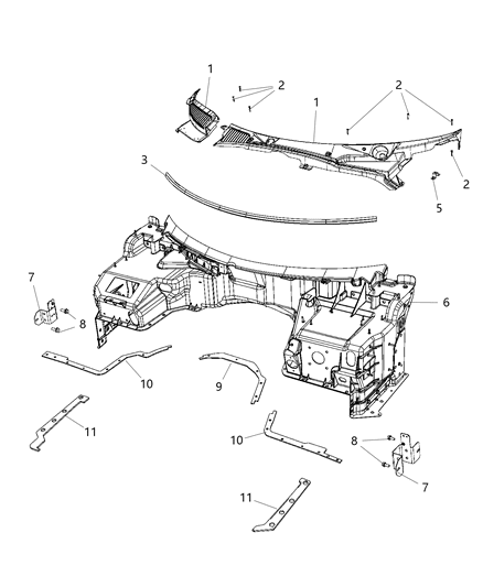 Screw .164-18X1.00 Diagram for 6036445AA