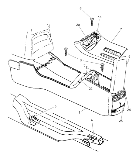 Outlet A/C & Heater Diagram for HL81MF6