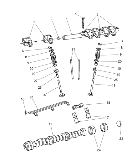 Retainer, Valve Spring Diagram for 4483745