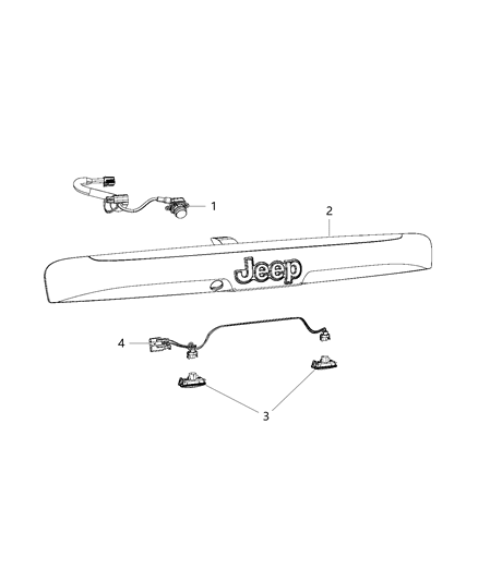 2016 Jeep Compass Screw Tapping M4X10 Diagram for 68228574AA