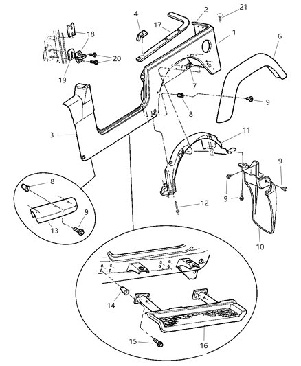 Extension Wheel House Diagram for 5DS75SW1AC