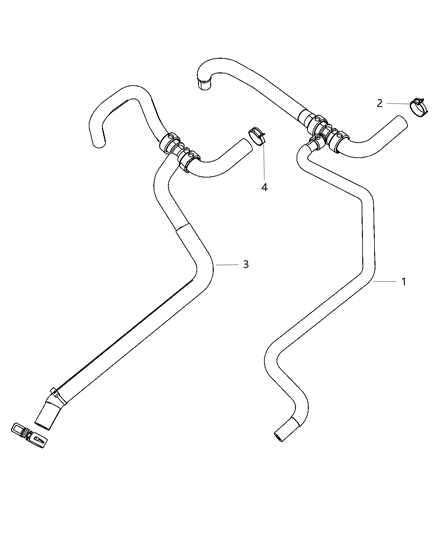 Hose Heater Supply Diagram for 55038134AB