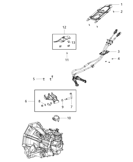 2019 Jeep Compass Screw Hexagon Flange Head Tapping M8X1.25X18.00 Diagram for 6106997AA