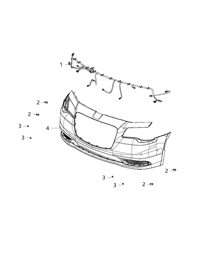 Sensor Parking Assist Diagram for 5MK60DX8AC