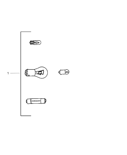 1999 Dodge Durango Module, Warning Indicator, Order Components Listed Below Diagram for 4437590