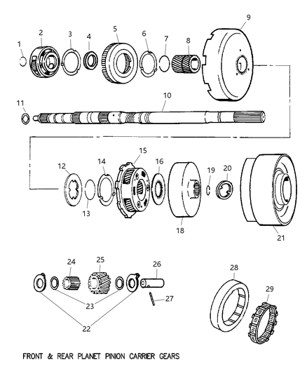 1998 Chrysler Concorde Cam, "O" Running Clutch (12 Cam Lobes) Diagram for 4471473