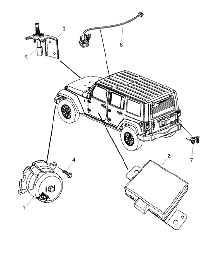 1984 Jeep J10 Bracket Hood Switch Diagram for 5026202AB