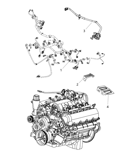 Wiring Jumper Variable Timing Solenoid Diagram for 4801784AB
