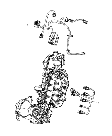 2002 Chrysler Sebring Wiring Transmission Diagram for 68211410AA