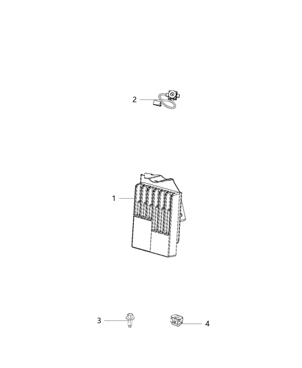 2019 Ram 2500 Amplifier Diagram for 68402059AE