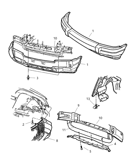 Fascia Front Diagram for 5FN29ZSPAB