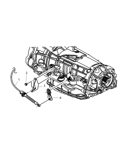 2016 Jeep Wrangler Bracket Shift Cable Diagram for 52104371AH