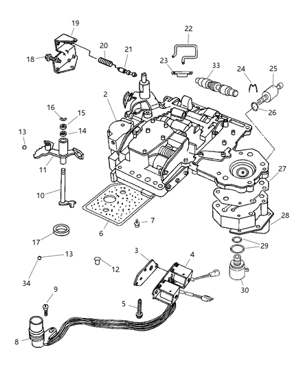 2006 Dodge Ram 2500 Valve Regulator Diagram for 4130169AB