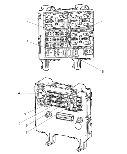 2022 Ram 1500 Classic Relay Diagram for 56042216AB