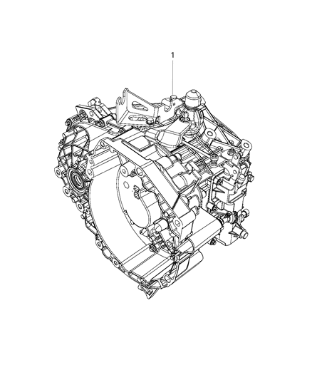 Transaxle Diagram for 5106351AA