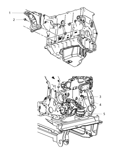 1986 Dodge Aries Spacer Diagram for 52125465AA