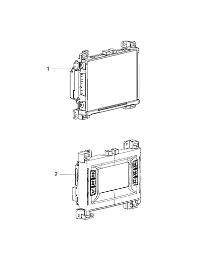 Radio Multi Media Diagram for 68249476AC