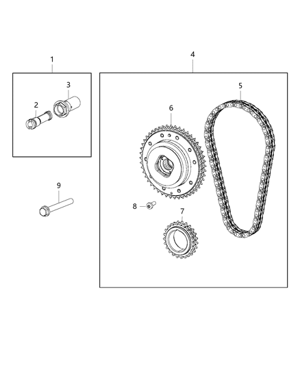 Connector Diagram for 5038303AA