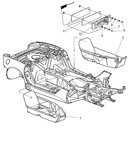 Footrest Diagram for 4865929AD