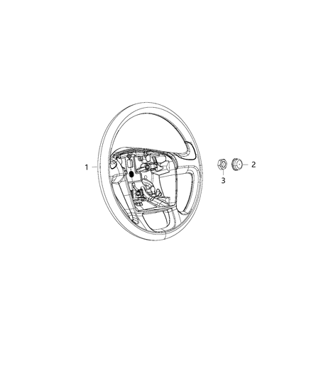 Wheel Steering Diagram for 1ZT70JXWAA