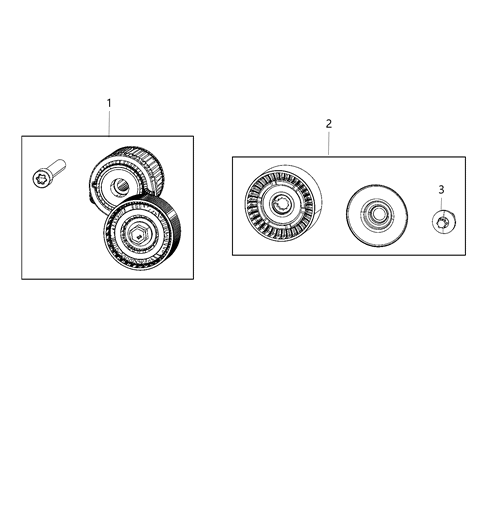 Tensioner Belt Diagram for 5281765AB