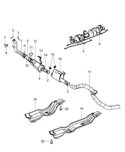 Converter Catalytic Diagram for 52121891AF